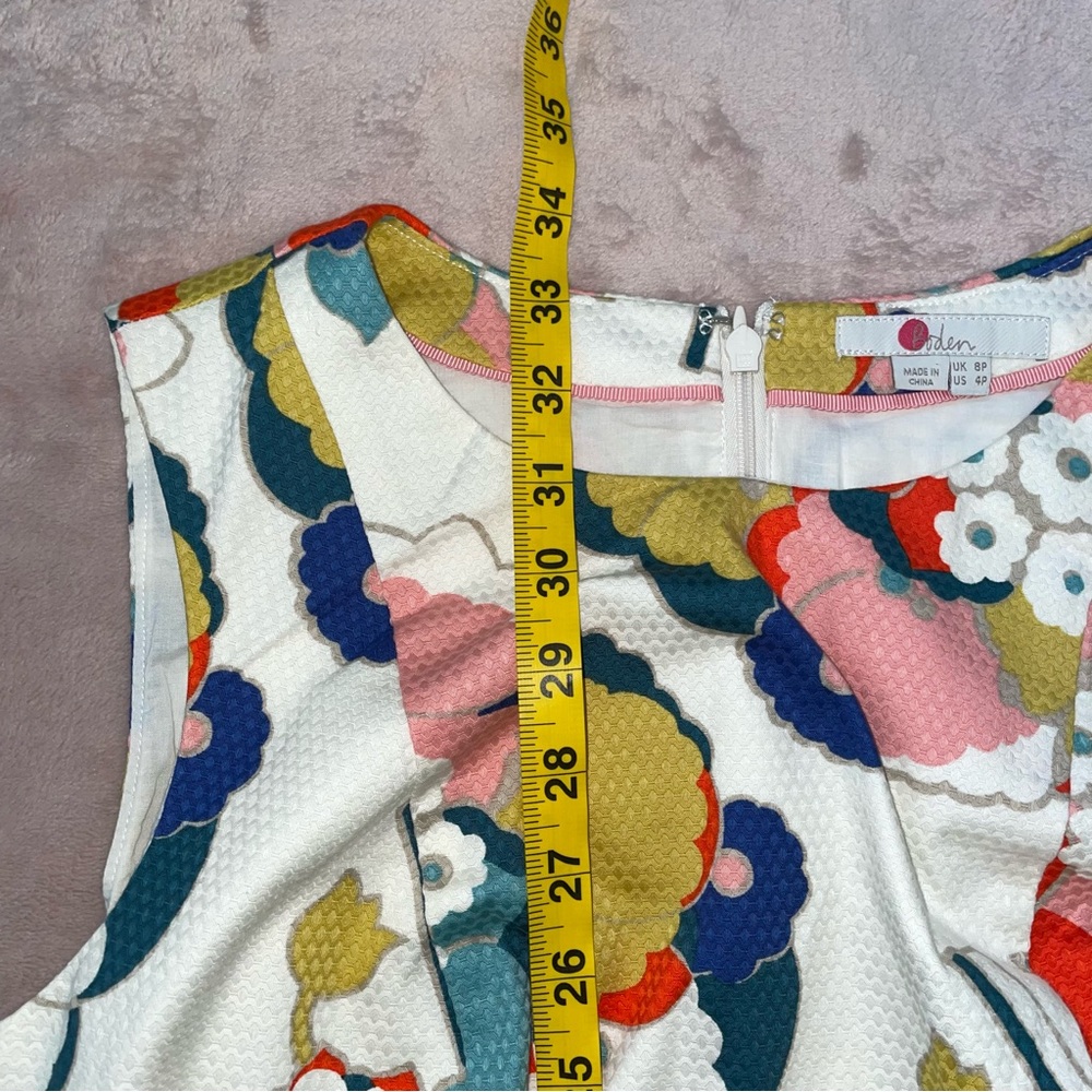 Boden floral multicolor dress size 4P - Picture 16 of 16